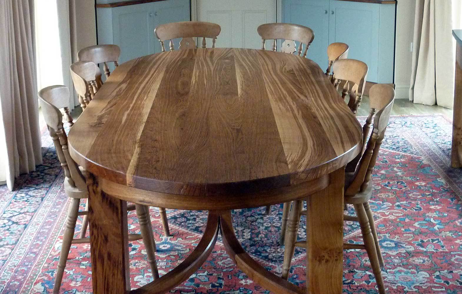 brown-oak-dining-table