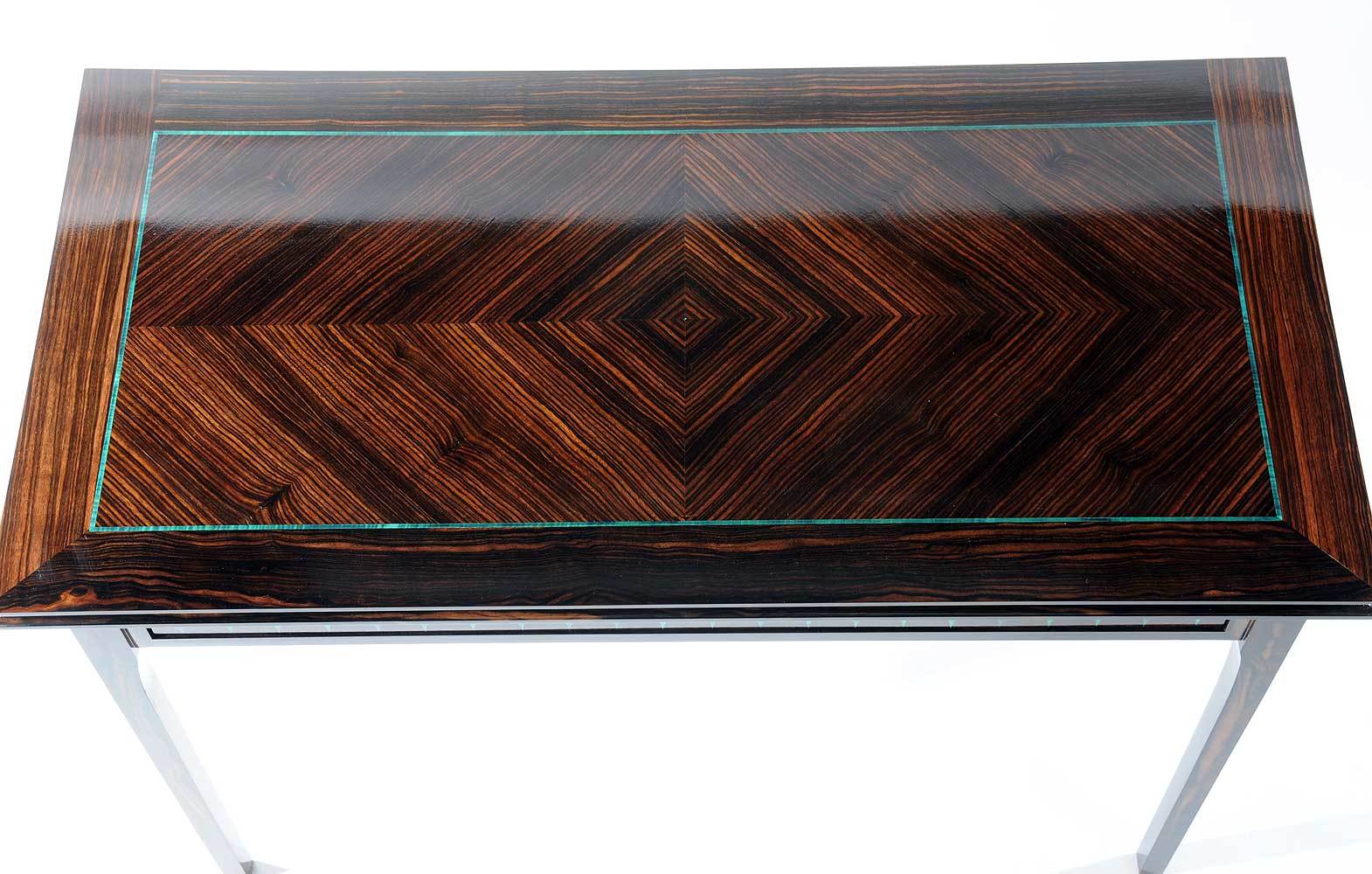 Macassar Ebony Card Table