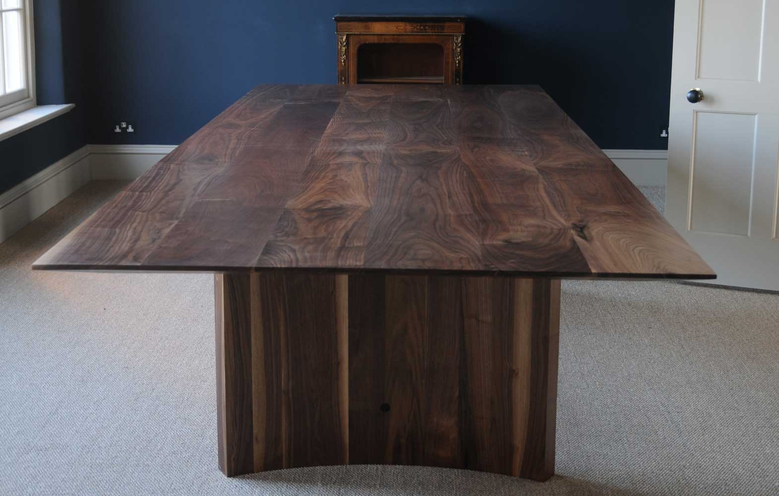 American Walnut Refectory Style Dining Table