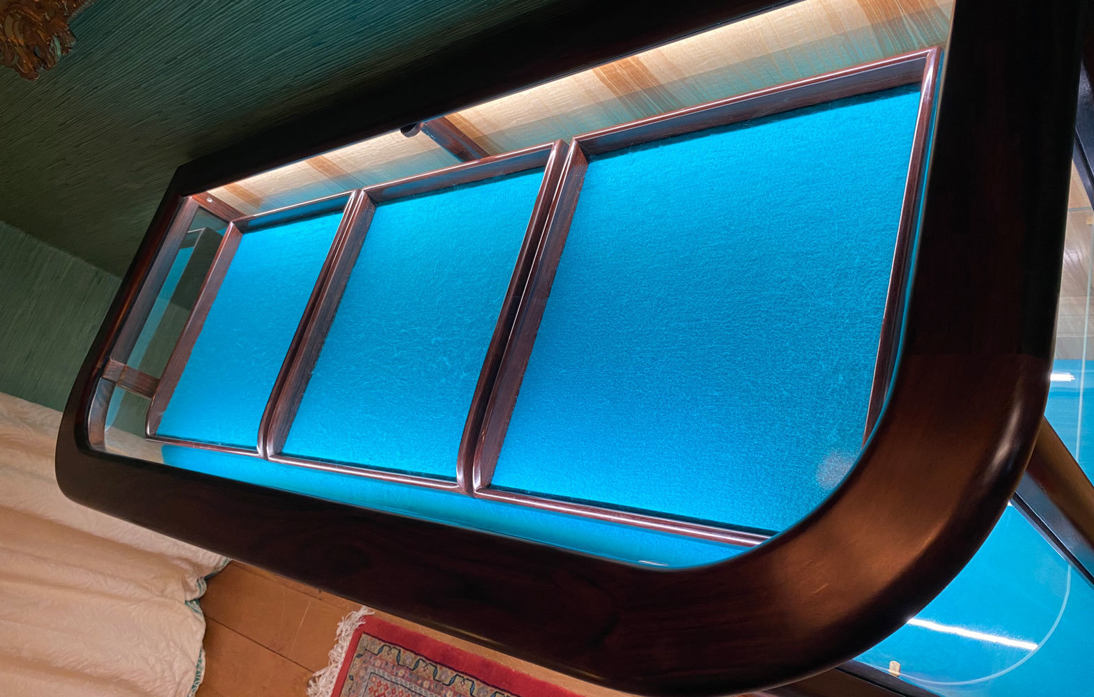Indian Rosewood Display Cabinet